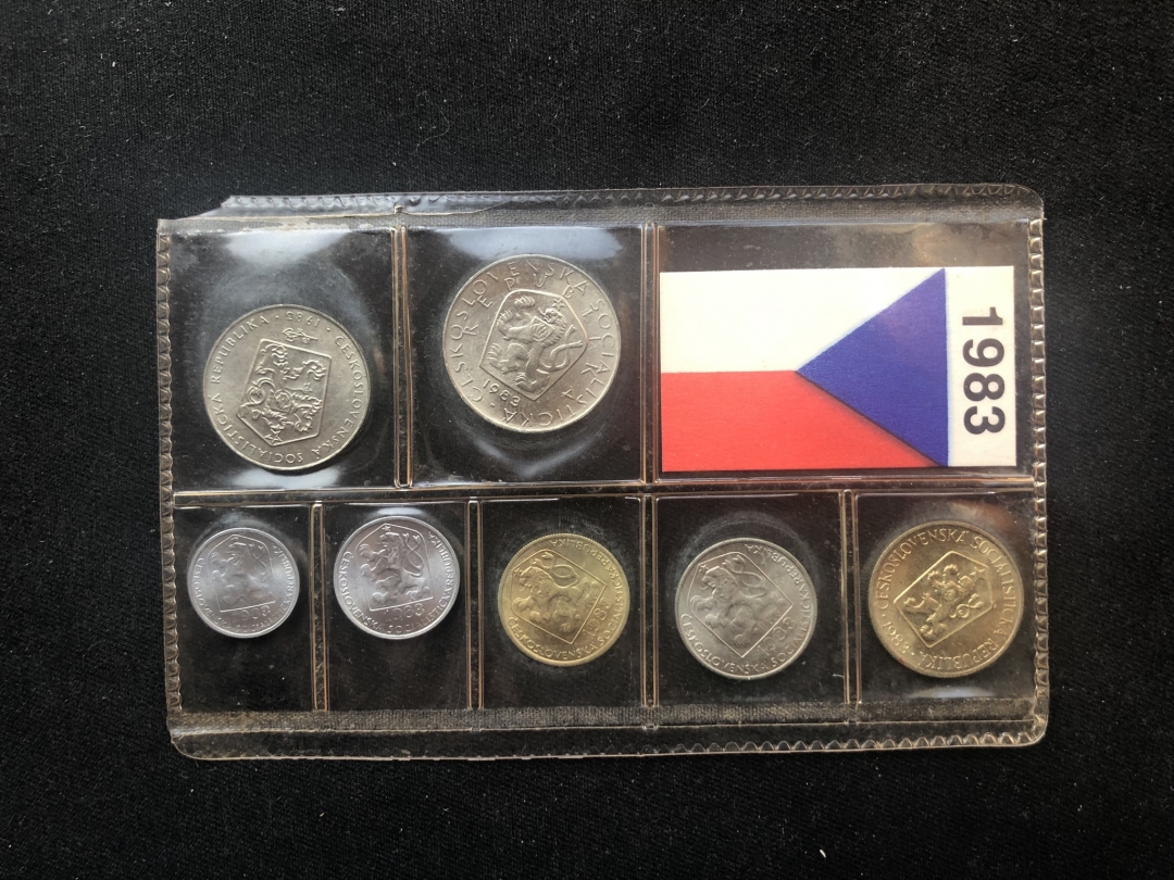 【币观天下】第六十二期拍卖 【捷克斯洛伐克】1983年套币一套