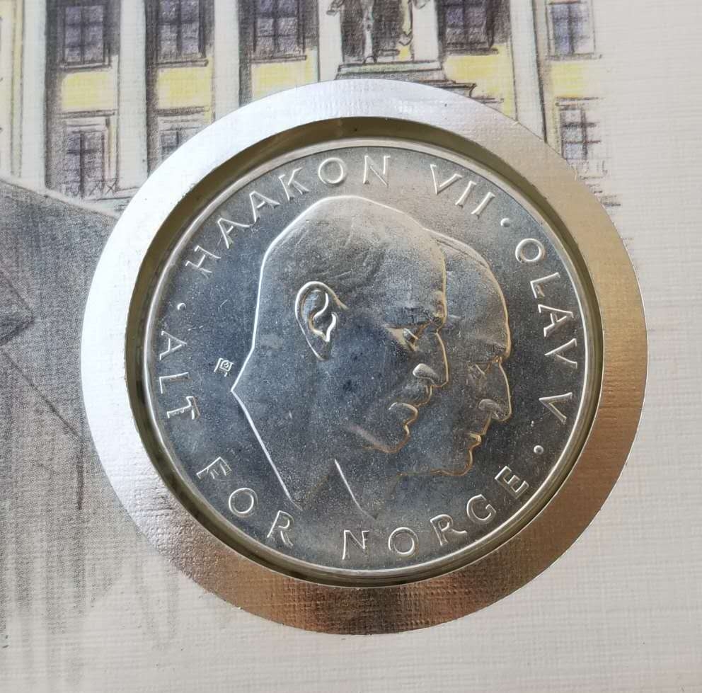 【币观天下】第六十二期拍卖 【瑞典】1970年国王奥拉夫五世银币纪念邮币封