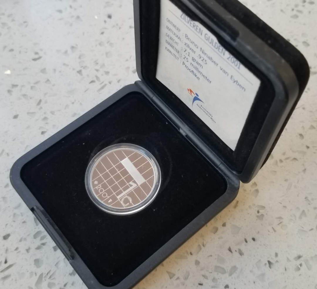 【币观天下】第六十二期拍卖 【荷兰】2001年“盾的告别”精制银币 最后的荷兰盾