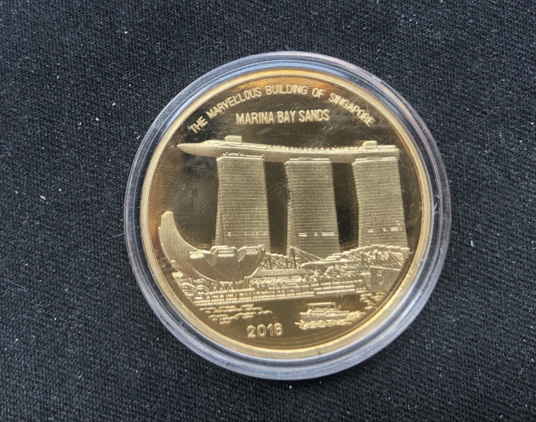 【币观天下】第六十二期拍卖 【朝鲜】2016年新加坡金沙酒店铜币