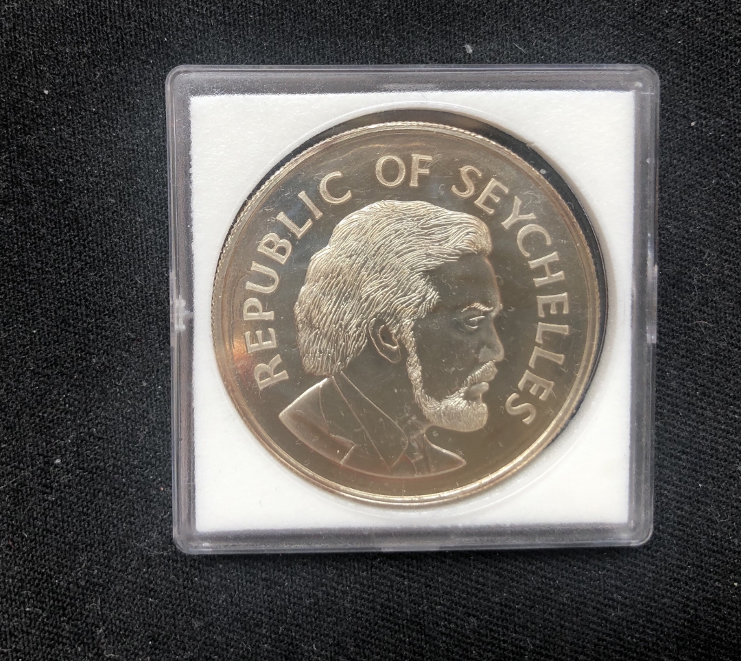 【币观天下】第六十二期拍卖 【塞舌尔】1977年女王登基25年纪念25卢比精制克朗银币