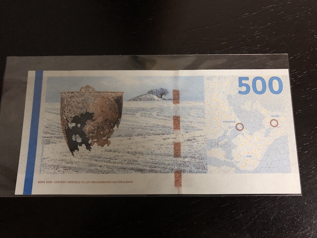 收藏联盟第八十二期拍卖 2012年丹麦桥版500克朗 UNC