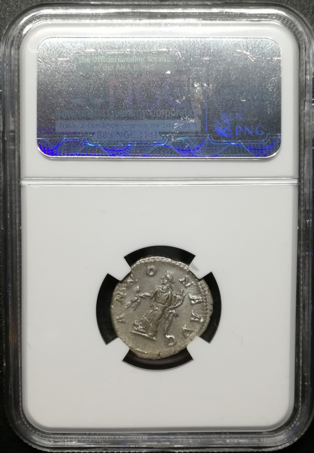 凡希社世界钱币拍卖第八十二期 古罗马亚历山大第纳尔NGC-AU*打制5表面5