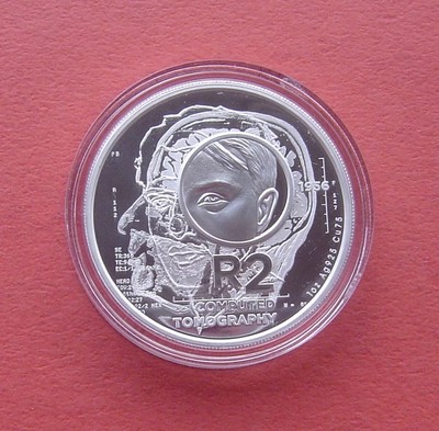 S&S Numismatic世界钱币-拍卖第2期 - 南非2018年 计算机断层扫描CT 2兰特精制银币