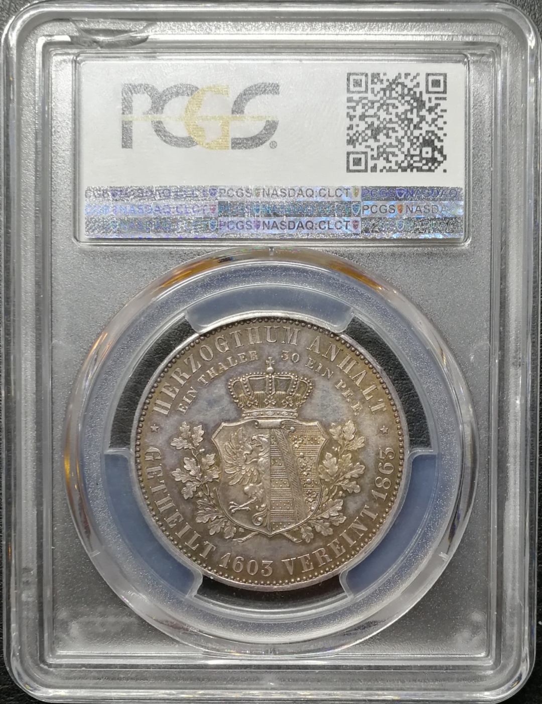 凡希社世界钱币拍卖第八十二期 1863安哈特德绍泰勒PCGS-MS63