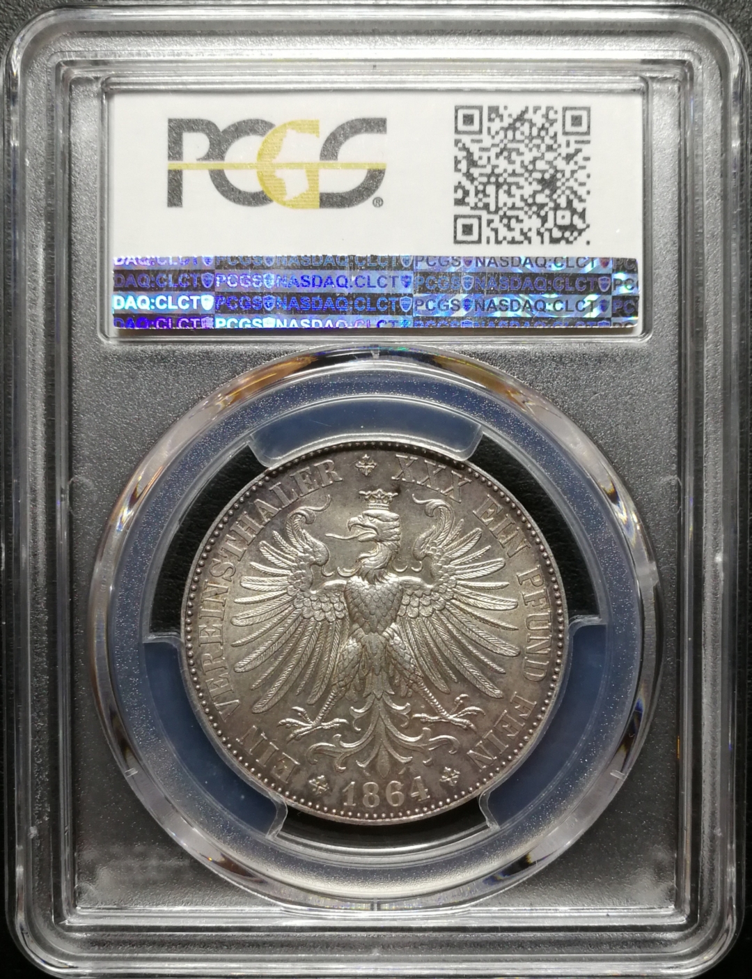 凡希社世界钱币拍卖第八十二期 1864法兰克福少女泰勒PCGS-MS62