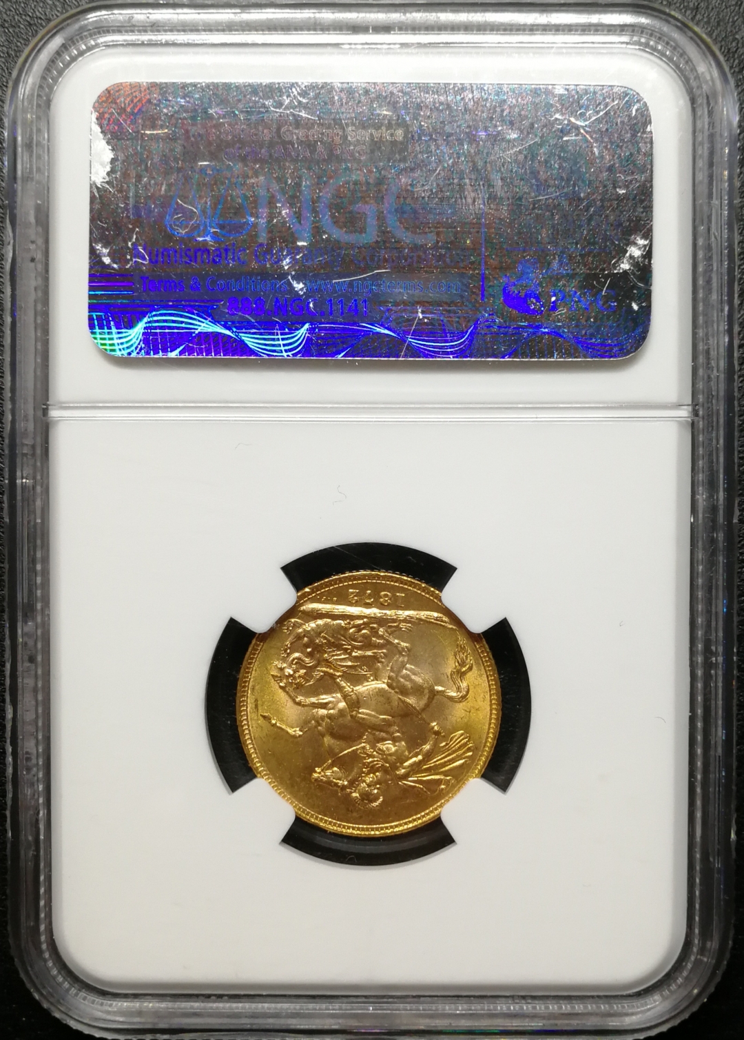 凡希社世界钱币拍卖第八十二期 1872小维索维林金币NGC-MS64