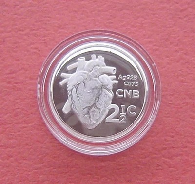 S&S Numismatic世界钱币-拍卖第2期 - 南非2017年 心脏移植手术成功50周年 2.5分精制银币