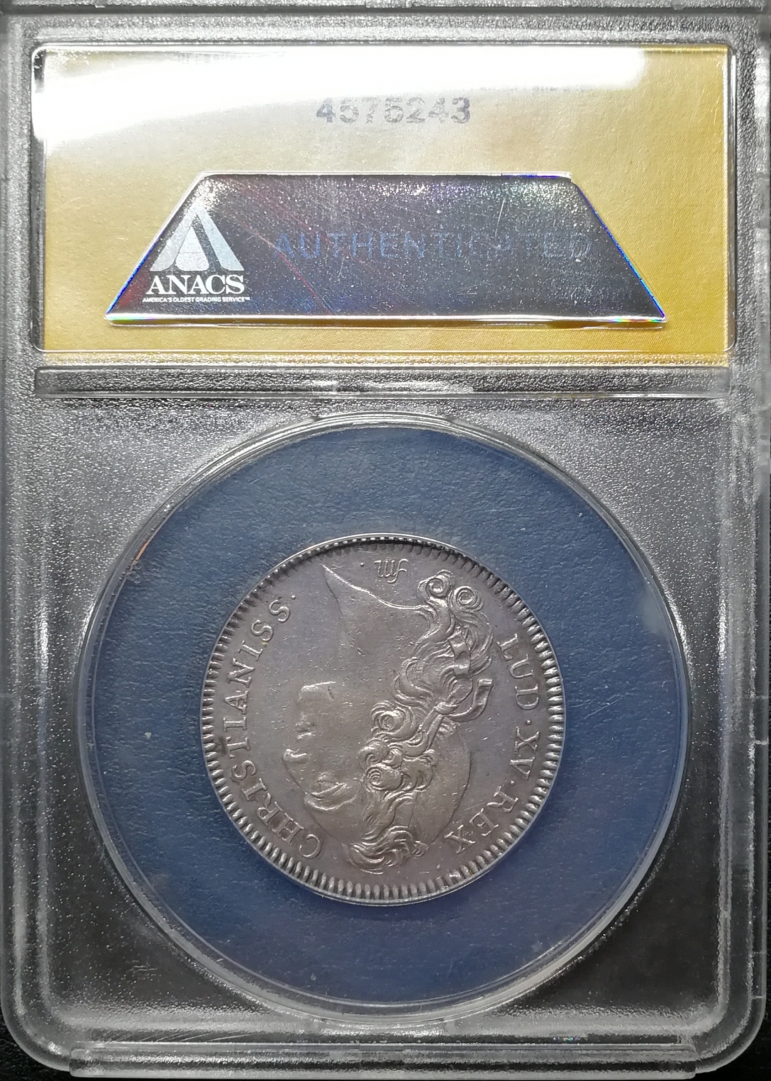 凡希社世界钱币拍卖第八十二期 法国路易十六银JETON ANACS-AU50
