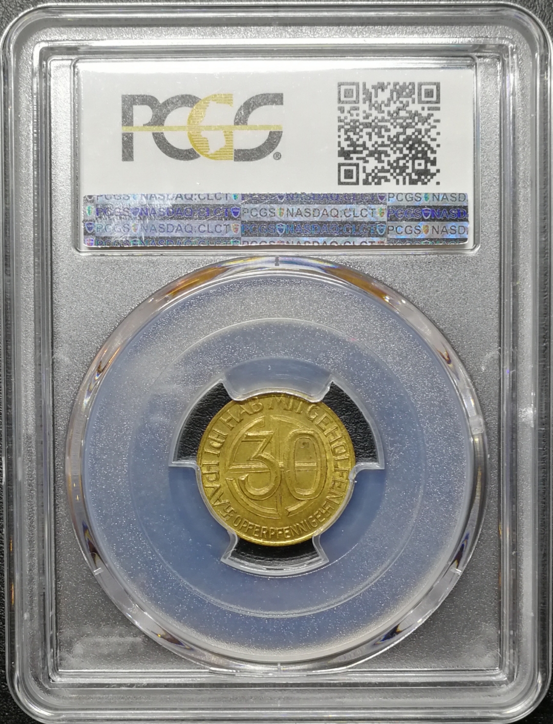 凡希社世界钱币拍卖第八十二期 1938德国元首30芬尼附捐币PCGS-MS62