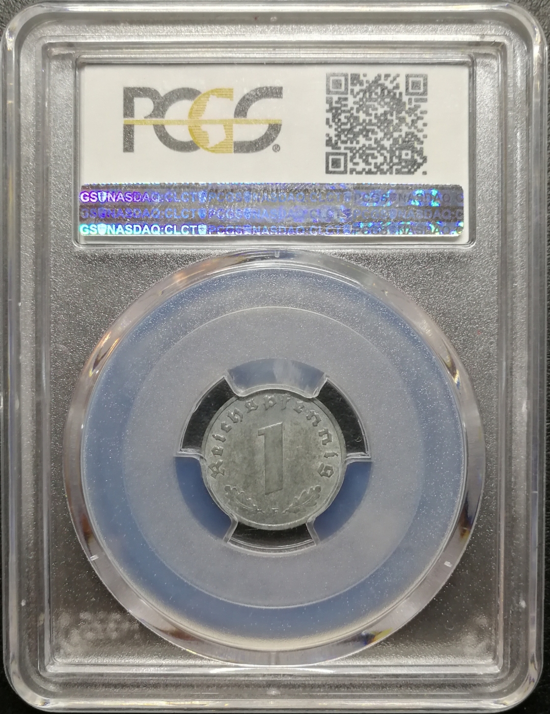 凡希社世界钱币拍卖第八十二期 1945盟军占领区拔毛鹰芬尼PCGS-MS62