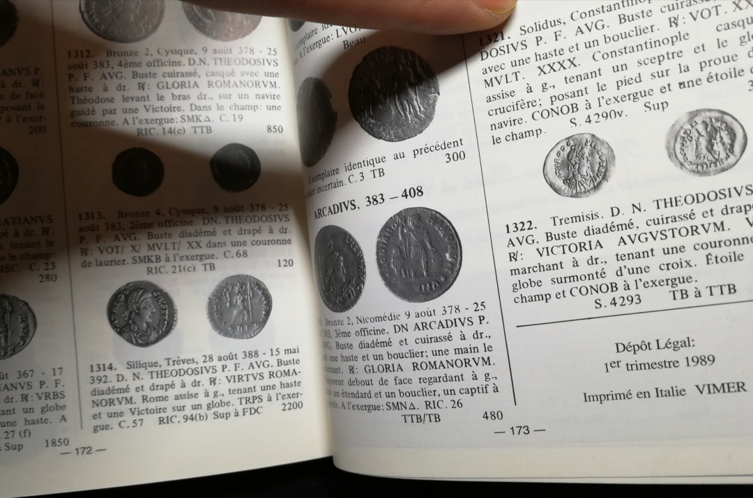 凡希社世界钱币拍卖第八十二期 古罗马钱币目录法文版