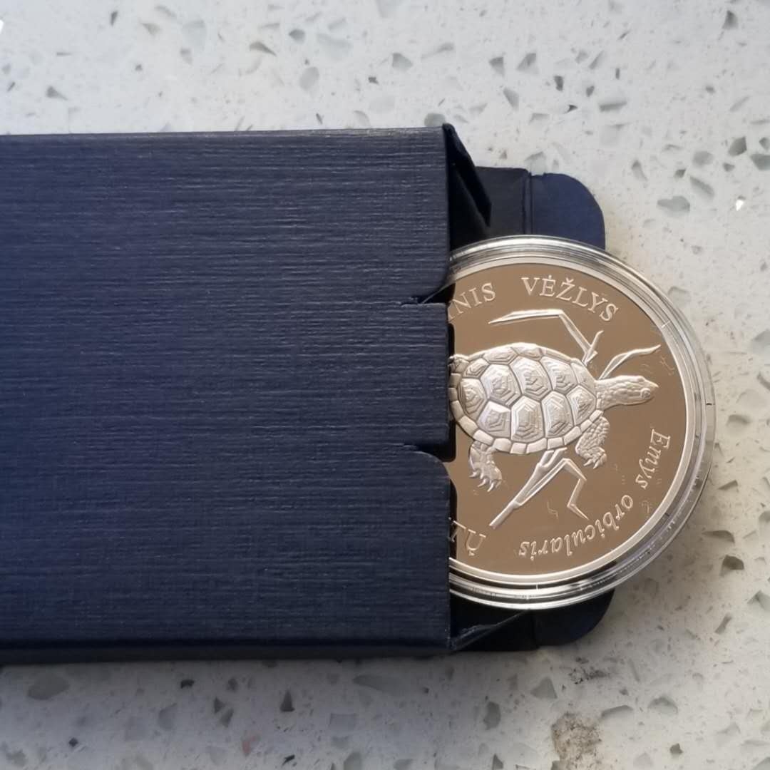 【币观天下】第六十三期拍卖 【立陶宛】立陶宛2012年陆龟大银币