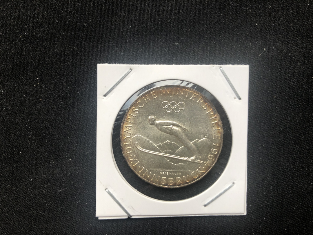 【币观天下】第六十三期拍卖 【奥地利】1964年冬奥会50先令银币