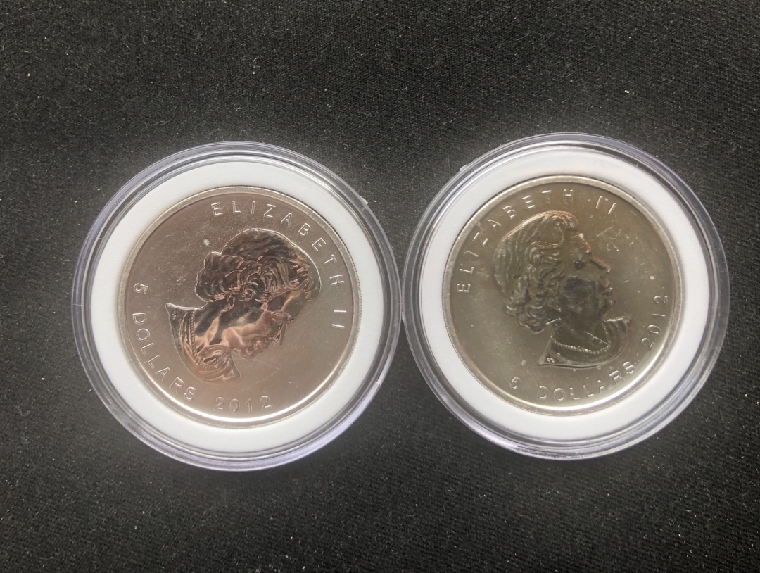 【币观天下】第六十三期拍卖 【加拿大】2012年鹿和豹2oz投资币