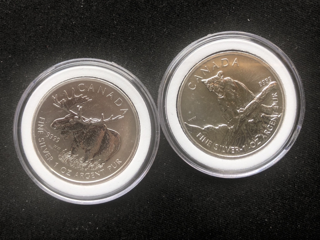 【币观天下】第六十三期拍卖 【加拿大】2012年鹿和豹2oz投资币