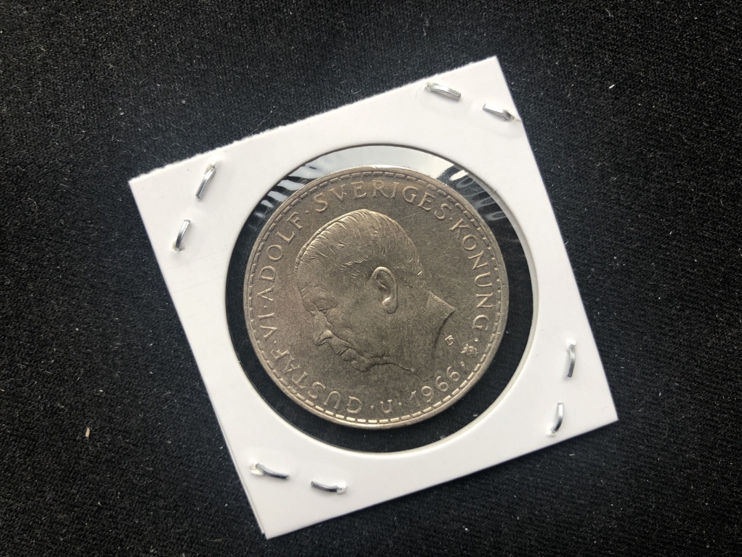 【币观天下】第六十三期拍卖 【瑞典】瑞典1966年5克朗银币宪法变革100周年纪念
