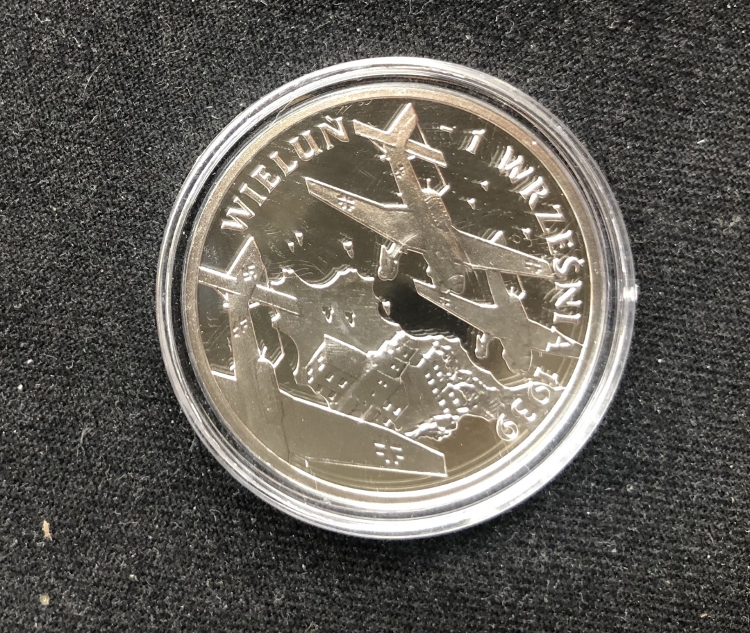 【币观天下】第六十三期拍卖 【波兰】波兰 2009年二次大战德国侵略波兰 精制纪念银币