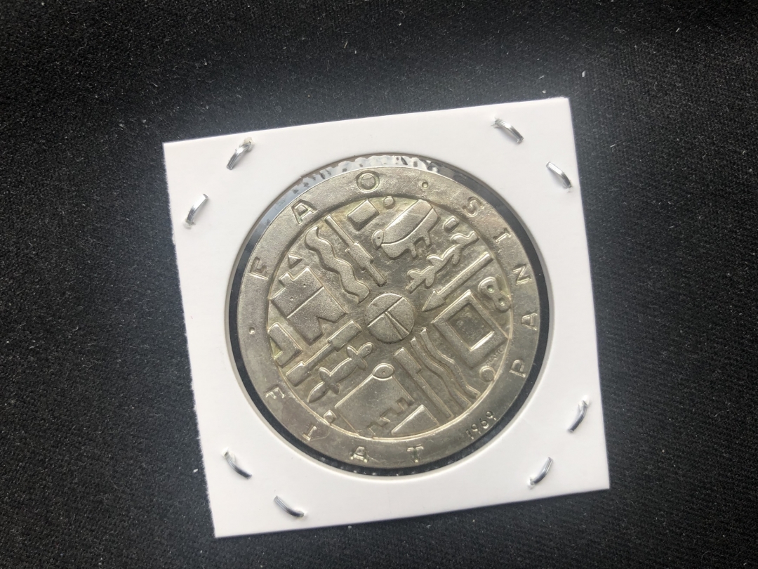 【币观天下】第六十三期拍卖 【乌拉圭】FAO-乌拉圭1969年1000比索 银币