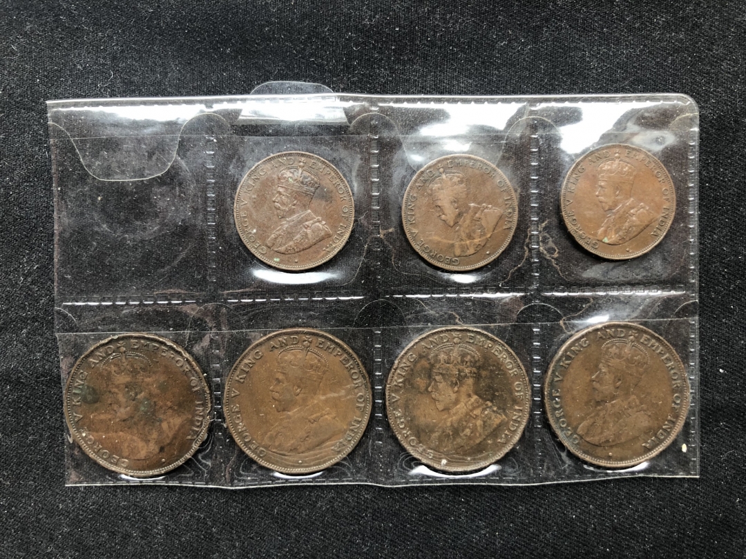 【币观天下】第六十三期拍卖 【香港】各个年份的香港一仙7枚