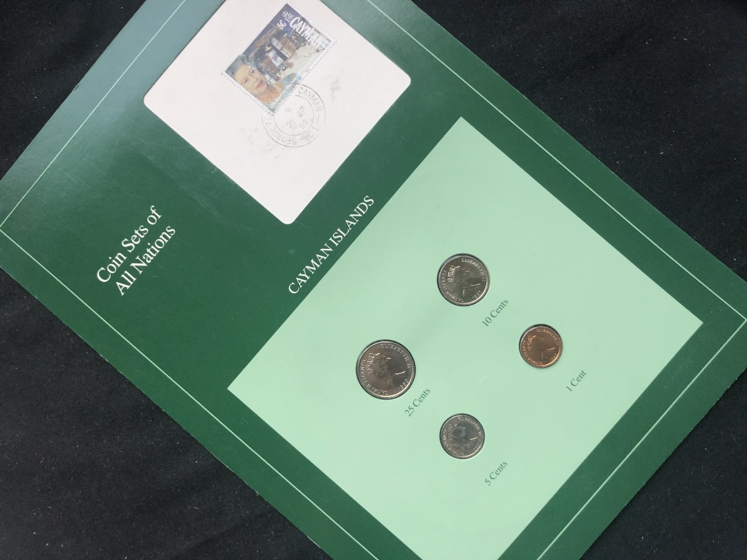 【币观天下】第六十三期拍卖 【富兰克林册子】开曼群岛4枚纪念币