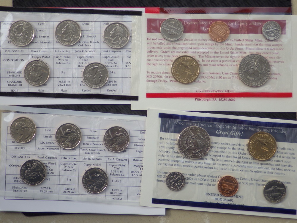 【币观天下】第六十三期拍卖 【美国】造币局原封2000年套币P/D两厂版20枚套