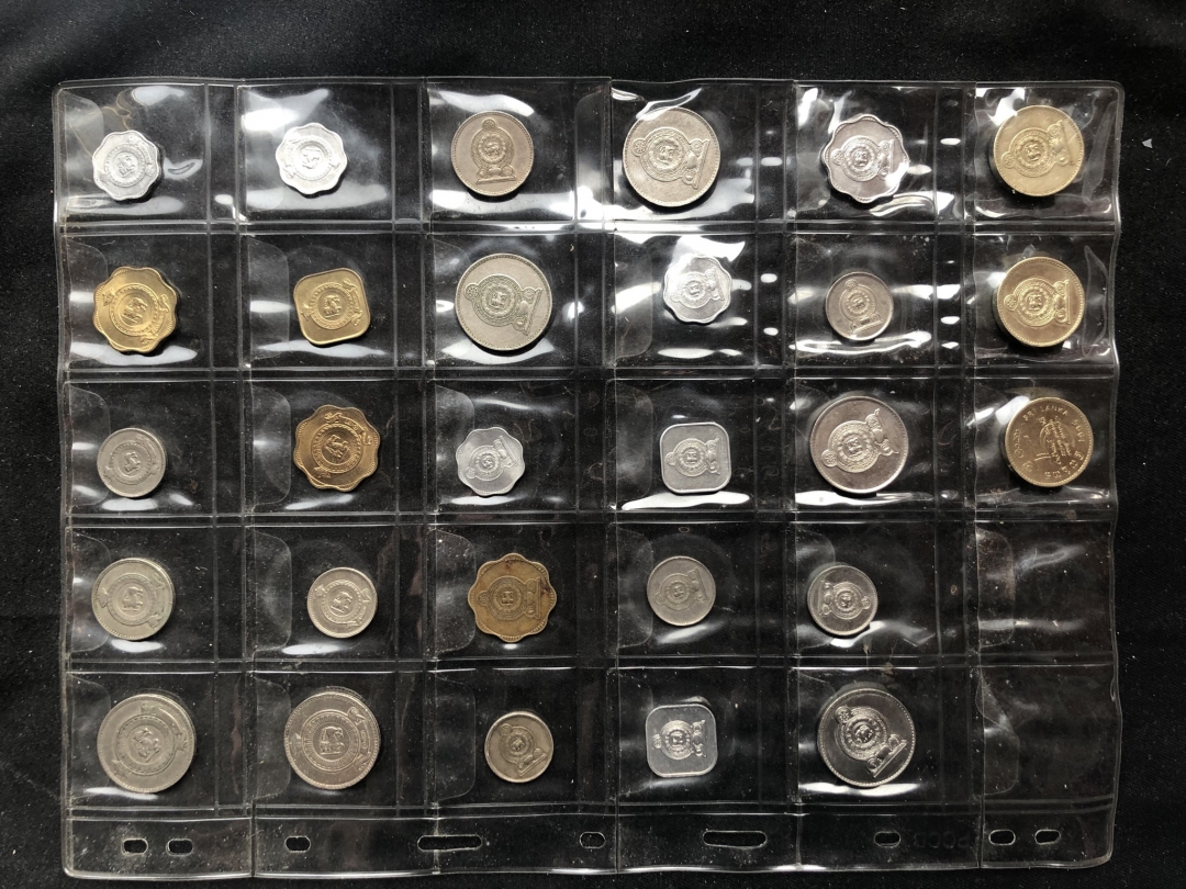 【币观天下】第六十四期拍卖 【斯里兰卡】各个年份斯里兰卡流通币28枚