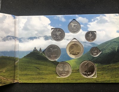 【币观天下】第六十四期拍卖 - 【格鲁吉亚】8枚流通币秒杀