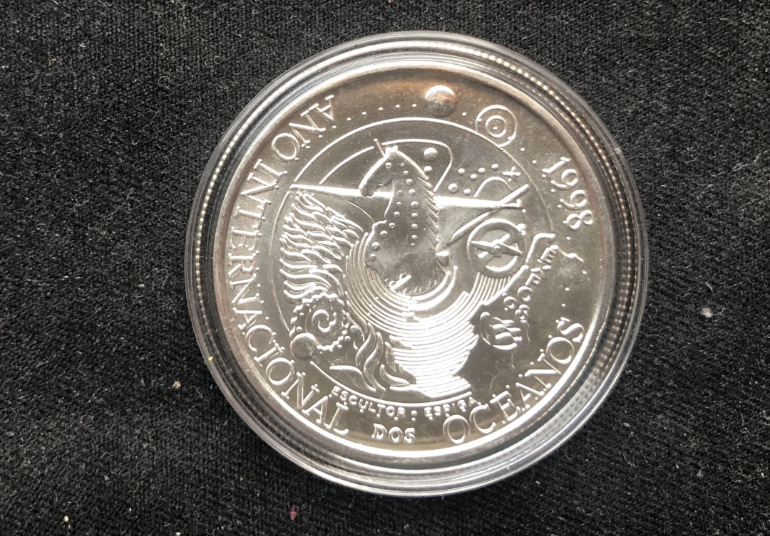 【币观天下】第六十四期拍卖 【葡萄牙】1998年葡萄牙海洋年银币