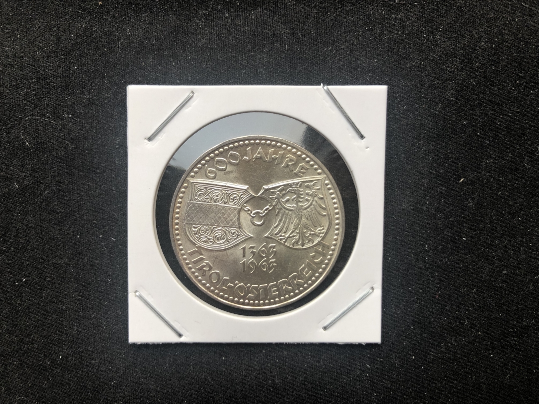 【币观天下】第六十四期拍卖 【奥地利】1963年蒂罗尔联盟600周年50先令纪念银币