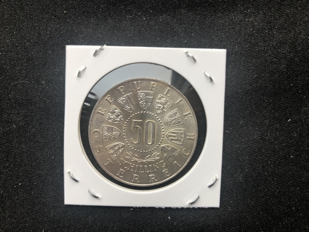 【币观天下】第六十四期拍卖 【奥地利】1963年蒂罗尔联盟600周年50先令纪念银币