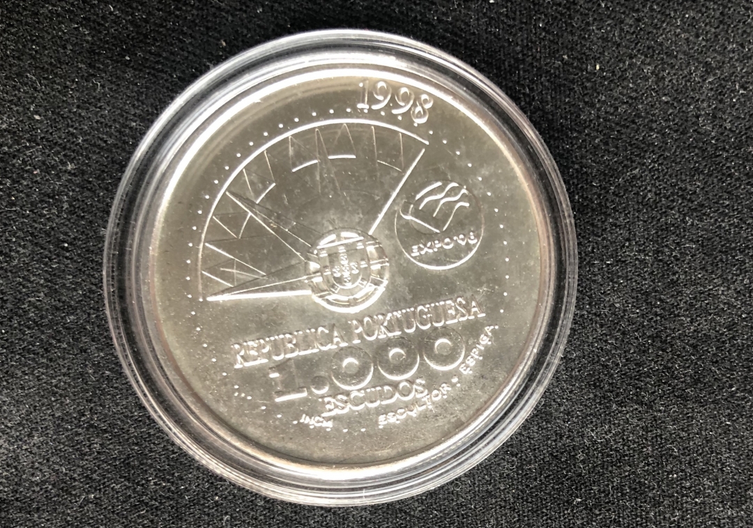 【币观天下】第六十四期拍卖 【葡萄牙】1998年葡萄牙海洋年银币