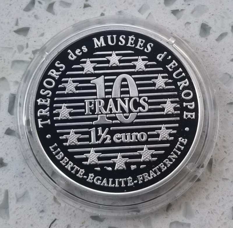 【币观天下】第六十四期拍卖 【法国】1997年博物馆珍藏“丢勒自画像”22克精制银币。