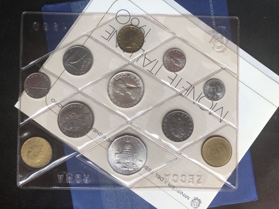 【币观天下】第六十四期拍卖 【意大利】1980年10枚套币【包装证书齐全】