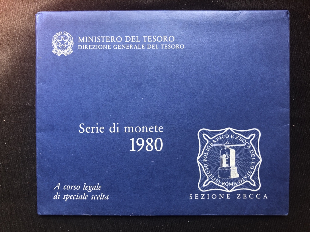 【币观天下】第六十四期拍卖 【意大利】1980年10枚套币【包装证书齐全】