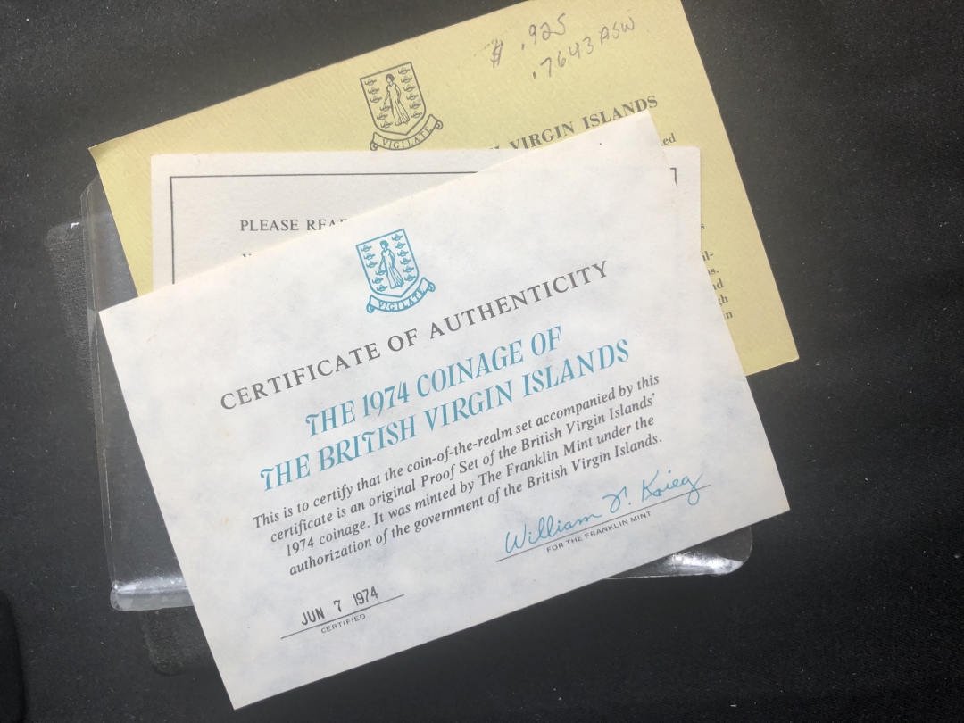 【币观天下】第六十四期拍卖 【维尔京】1974年带盒套币一套