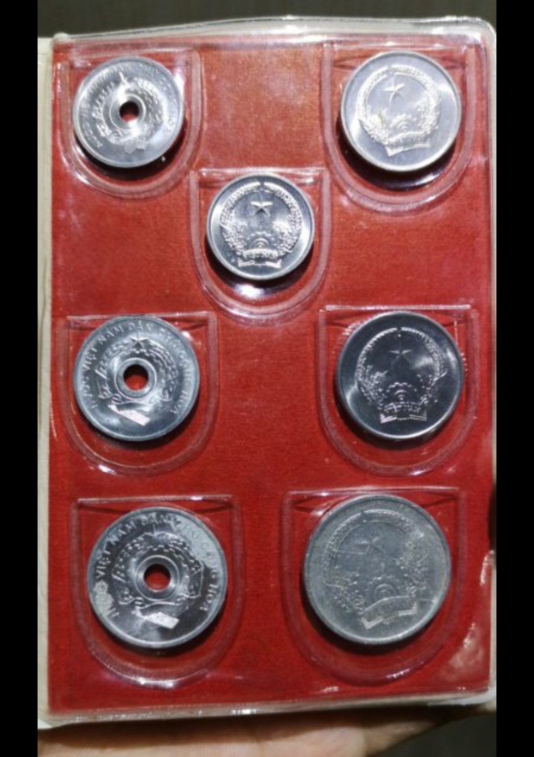 【鲸贝乐淘】第往号拍卖 【中国代印】1958年越南硬币套装+1976年全套