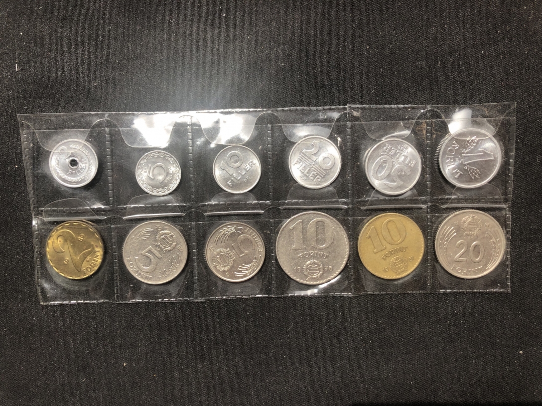 【币观天下】第六十五期拍卖 【匈牙利】1980匈牙利流通币12枚【各个年份】