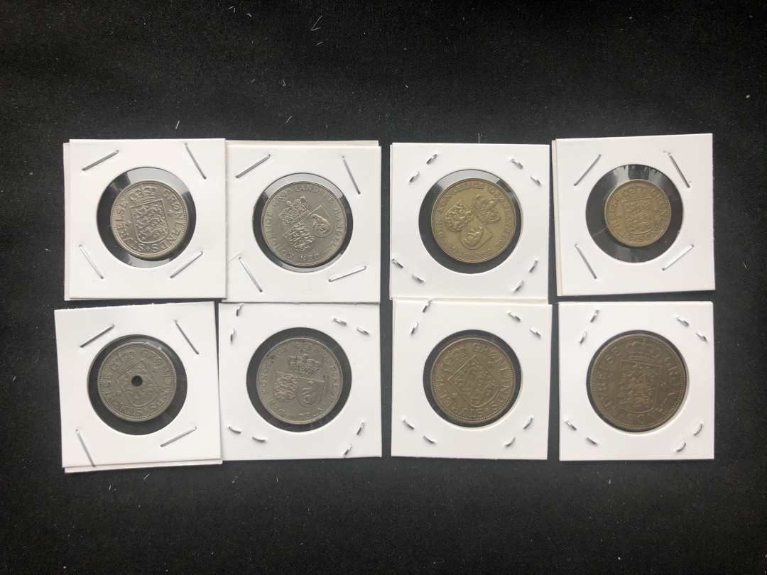 【币观天下第六十六期拍卖】 【格陵兰岛】8枚流通币套