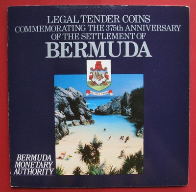 「S&S Numismatic世界钱币-拍卖第6期」 - 百慕大群岛1984年11枚纪念币皇家造币厂套装 11领地统治375周年