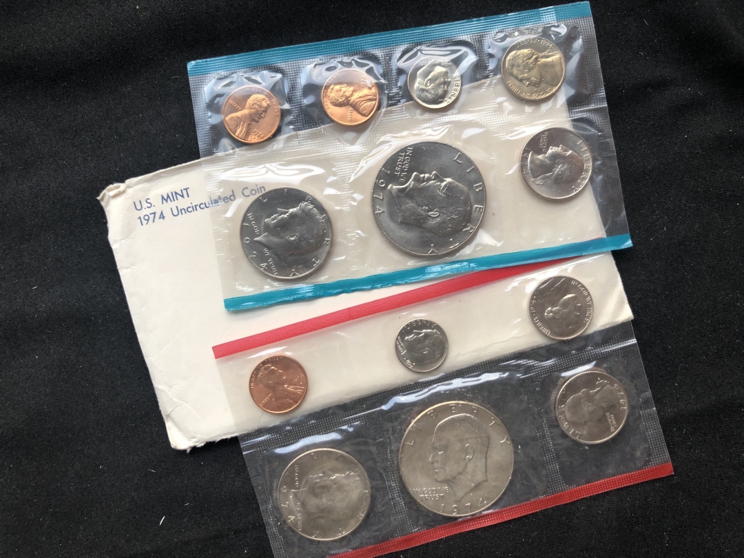 【币观天下第六十六期拍卖】 【美国】1974年pd版流通币秒杀【红蓝】