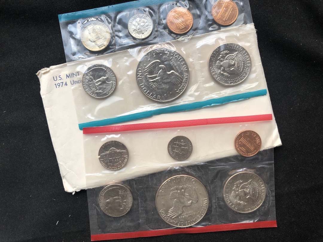 【币观天下第六十六期拍卖】 【美国】1974年pd版流通币秒杀【红蓝】