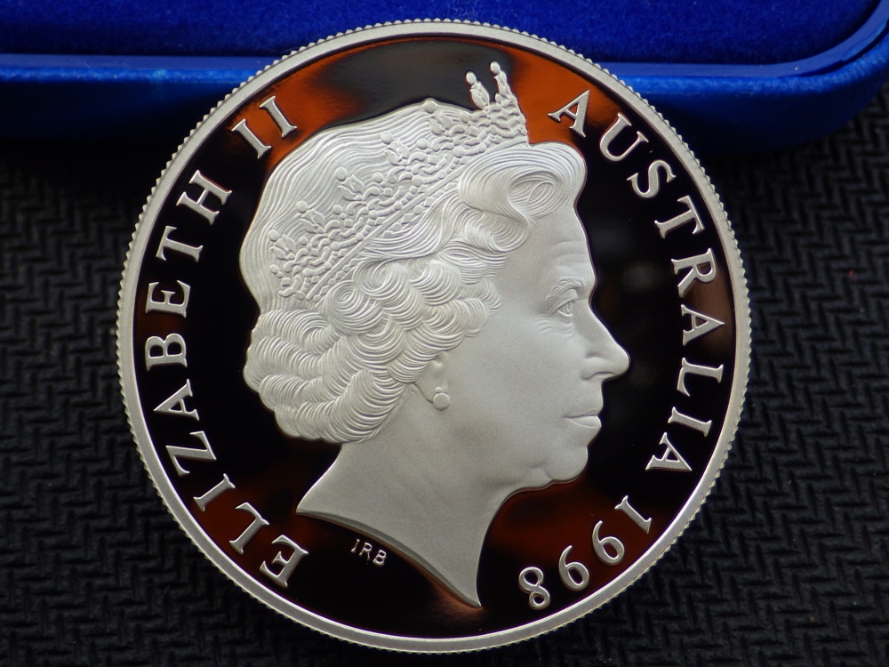 【币观天下第六十六期拍卖】 【澳大利亚】1998年新国会大厦落成10年1元银币