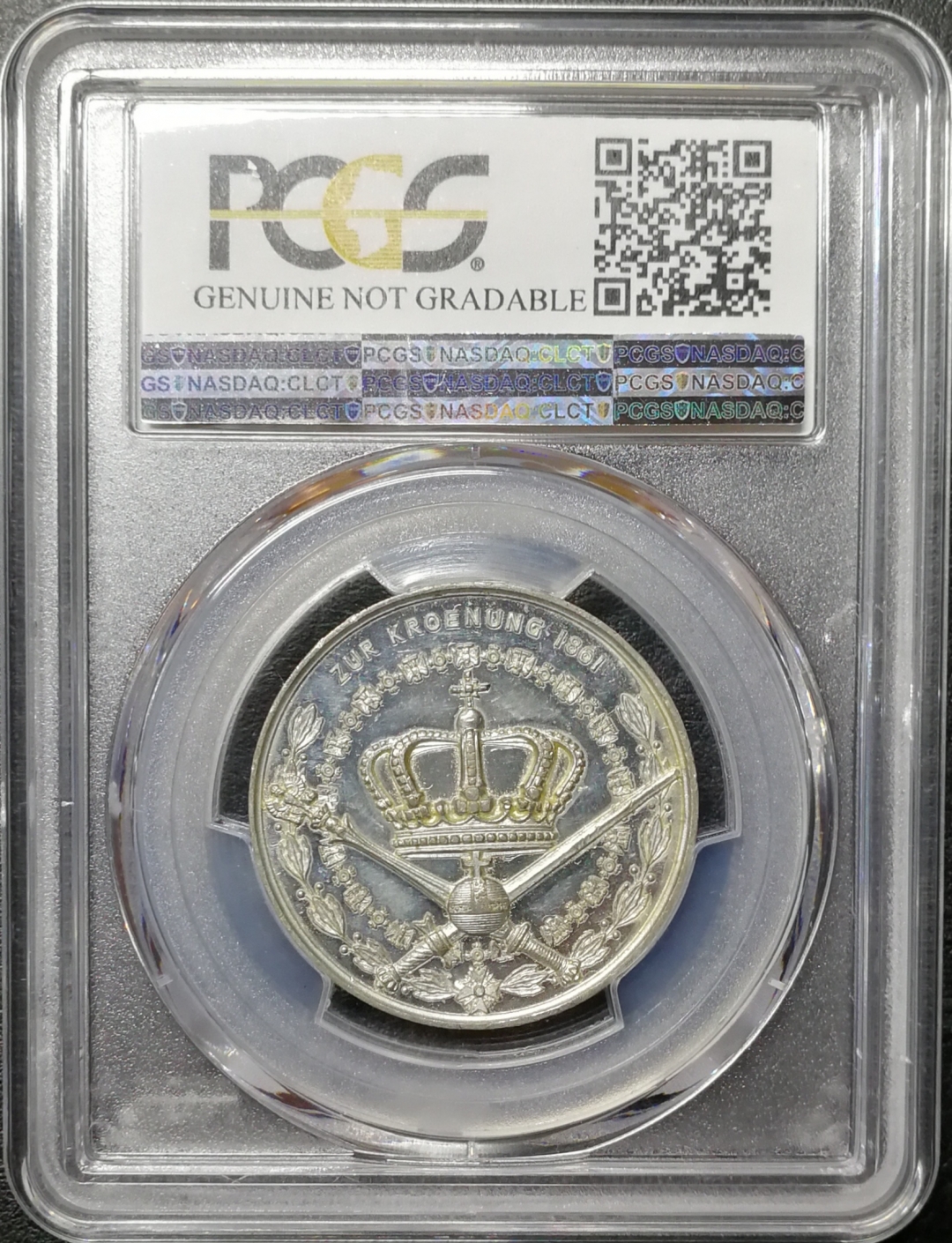 凡希社世界钱币微拍第八十四期 1861普鲁士加冕纪念章PCGS-SP