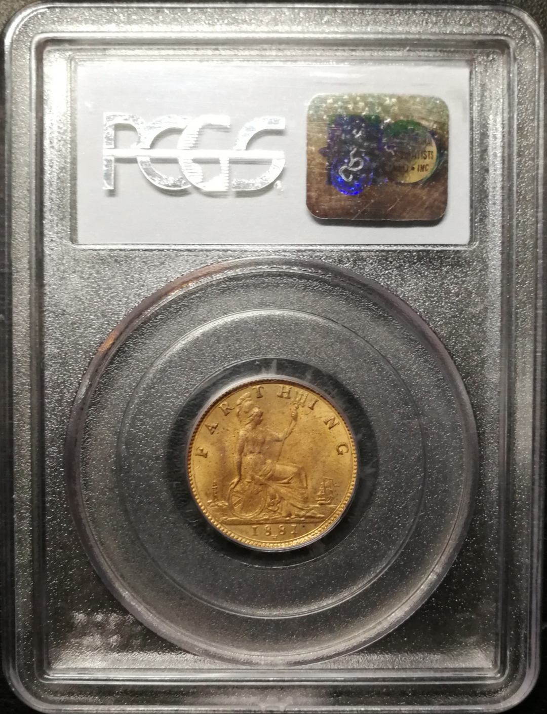 凡希社世界钱币微拍第八十四期 1881英国小维法新PCGS-MS64