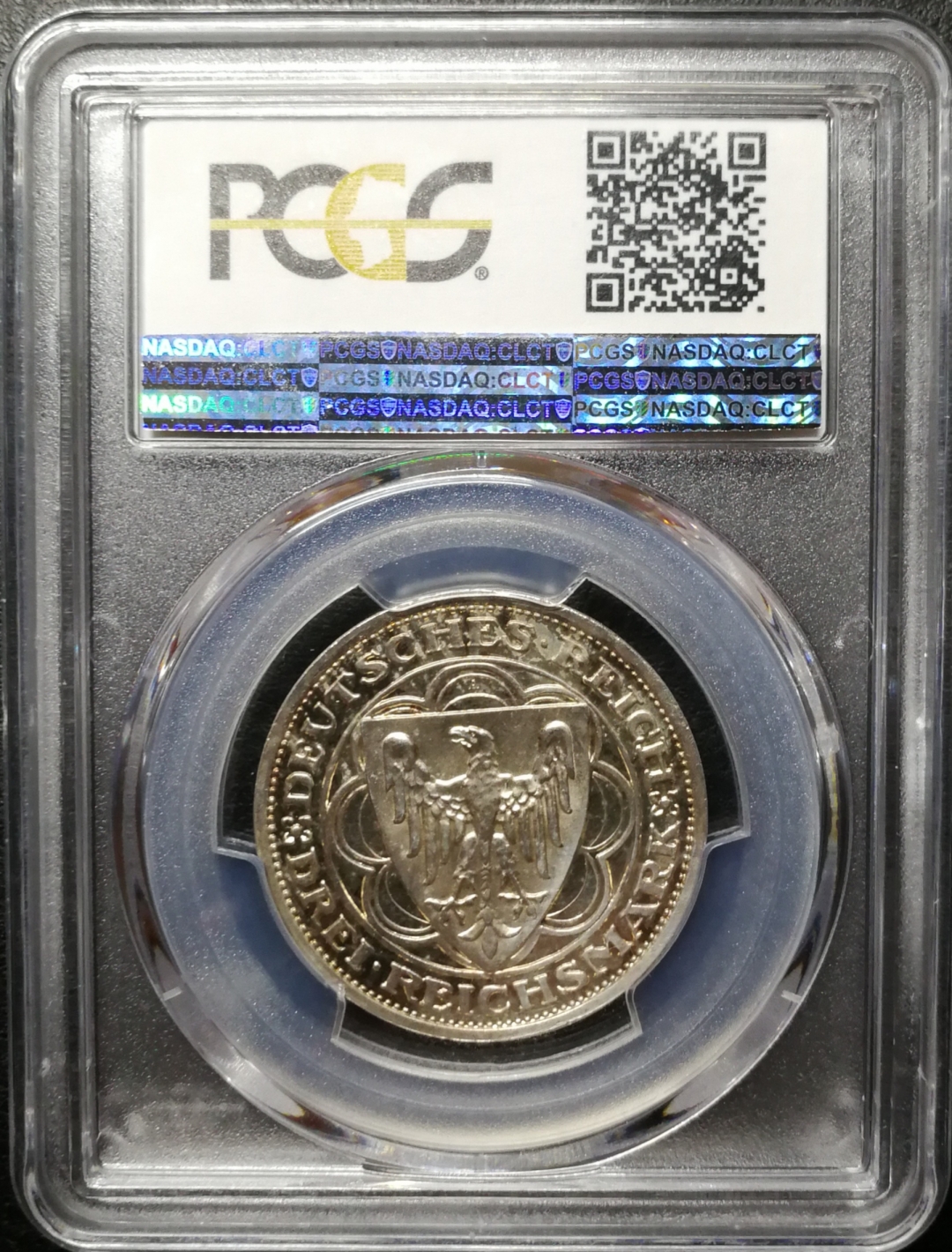 凡希社世界钱币微拍第八十四期 稀!1931魏玛德国马德堡3马克精铸PCGS-PF66CAM