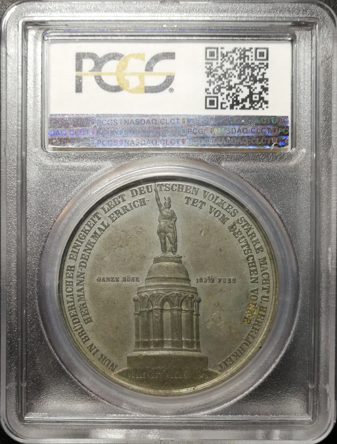 凡希社世界钱币微拍第八十四期 1875德国历史人物精美纪念章PCGS-SP62