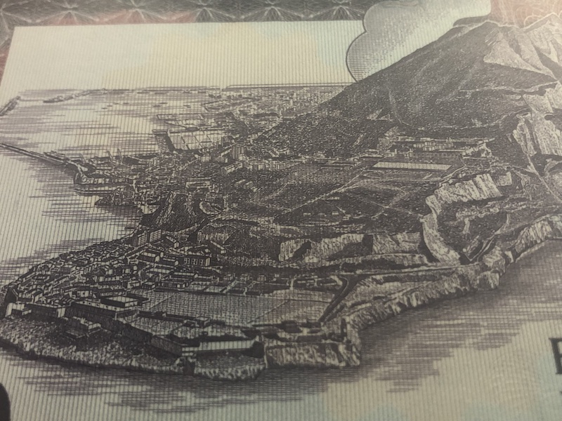 收藏联盟第八十五期拍卖 英属直布罗陀8650 PMG67E S/N:A077564