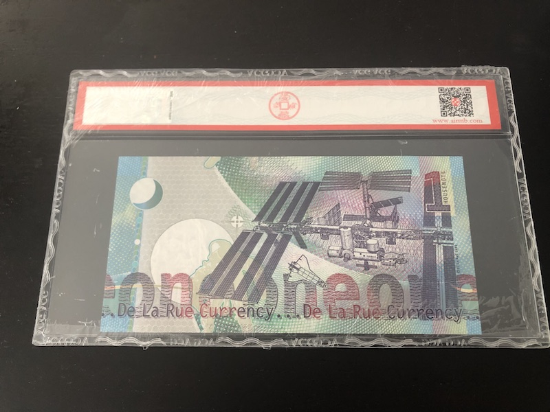 收藏联盟第八十五期拍卖 英国1999年 德拉罗测试钞 