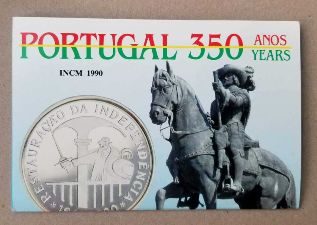 【币观天下】第六十七期拍卖 【葡萄牙】1990年国家恢复独立350周年银币